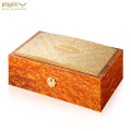 Luxury Arabic style incense burner perfume set boxes custom logo lacquer essence oil parfume bottle wooden box